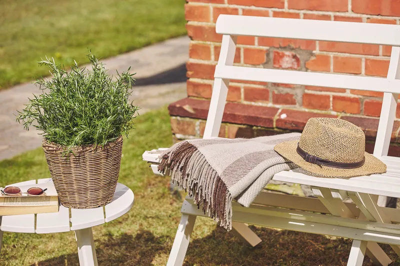 Torpet Sofa - Hvit - Hagemøbler - Utesofa