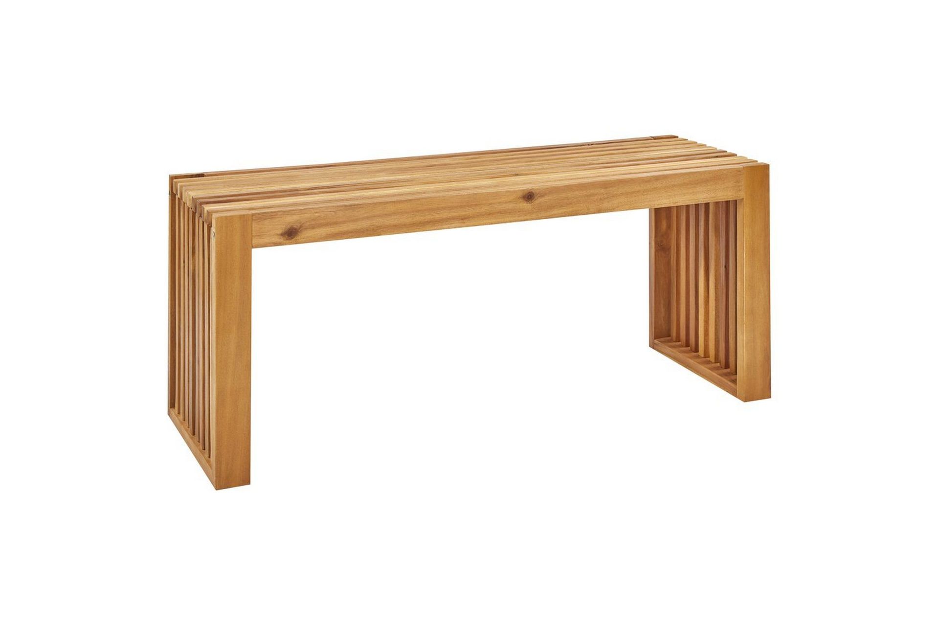 Trädgårdsbänk Beliani Bellano Light wood -