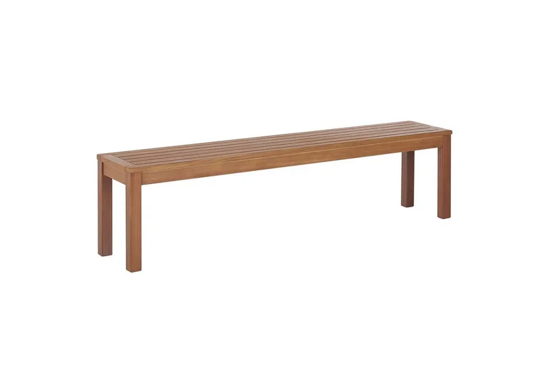Trädgårdsbänk Beliani Monsano Light wood