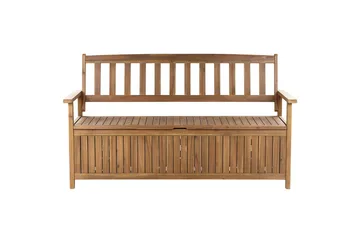 Trädgårdsbänk Beliani Sovana Ljus trä Light wood - Hagemøbler - Utesofa - Benker