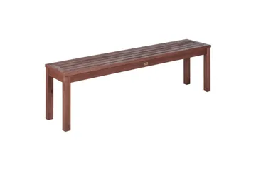 Trädgårdsbänk Beliani Tuscania Dark wood - Hagemøbler - Utesofa - Benker