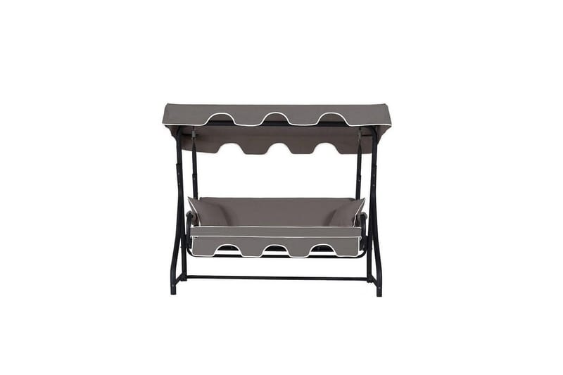 Tredobbelt hagestol Colomieuan Antrasitt - Antrasitt - Hagemøbler - Utesofa - Hengesofa