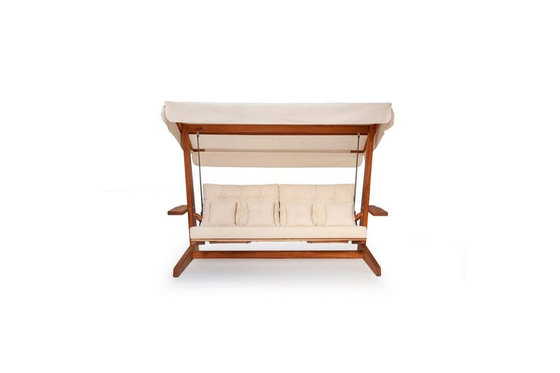 Tredobbelt hagestol Dasina Naturlig / beige - Naturlig / beige - Hagemøbler - Utesofa - Hengesofa