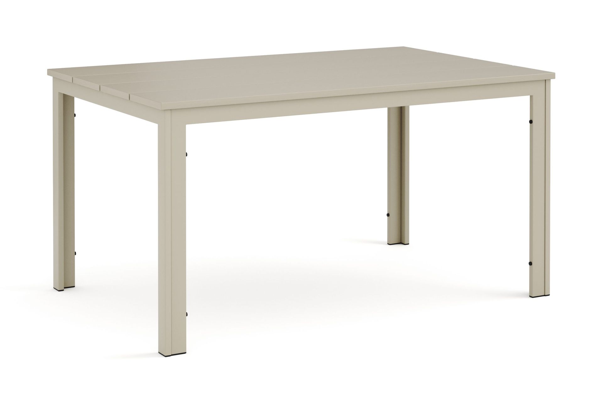 Tunis ute spisebord 140x90 cm rektangulært - Beige/Beige