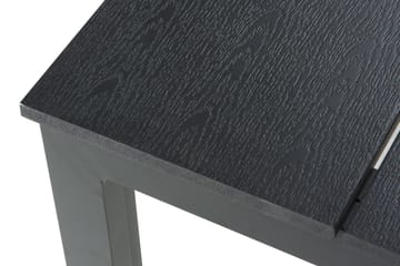Tunis ute spisebord 205x90 cm rektangulært - Svart/Svart - Hagemøbler - Hagebord - Spisebord ute