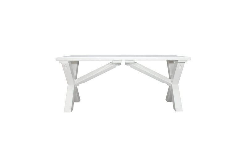 Utendørs Benk Scottsdale - Hvit, 100 cm - Hagemøbler - Utesofa - Benker