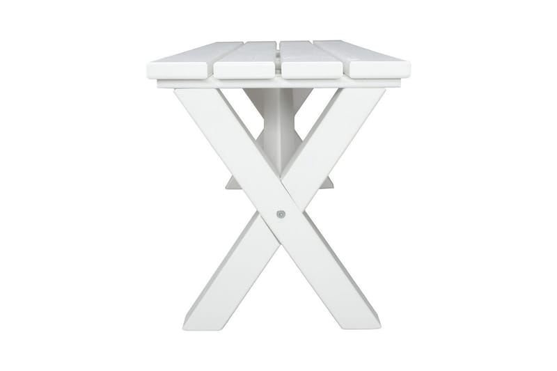 Utendørs Benk Scottsdale - Hvit, 100 cm - Hagemøbler - Utesofa - Benker