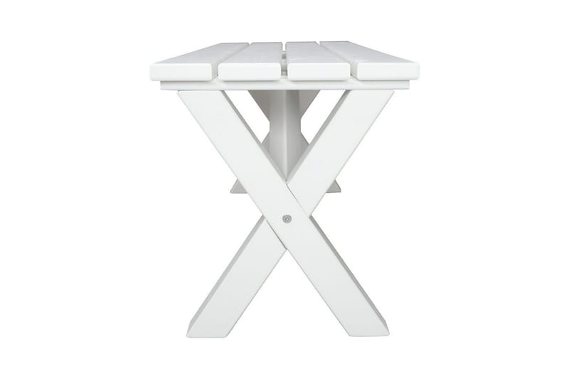 Utendørs Benk Scottsdale - Hvit, 100 cm - Hagemøbler - Utesofa - Benker
