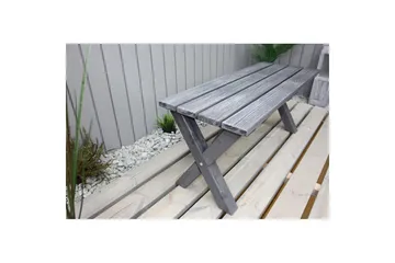 Utendørs Benk Scottsdale - Shabby Chic Grey, 100 cm - Hagemøbler - Utesofa - Benker