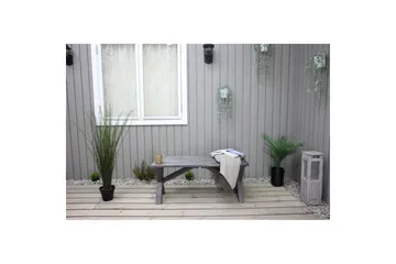 Utendørs Benk Scottsdale - Shabby Chic Grey, 100 cm - Hagemøbler - Utesofa - Benker