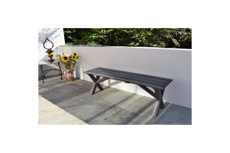 Utendørs Benk Scottsdale - Shabby Chic Grey, 100 cm - Hagemøbler - Utesofa - Benker