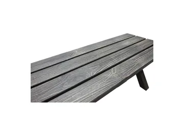 Utendørs Benk Scottsdale - Shabby Chic Grey, 100 cm - Hagemøbler - Utesofa - Benker