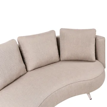 Utesofa Parori høyrevendt - Beige - Hagemøbler - Utesofa - Hagebenk & hagesofa