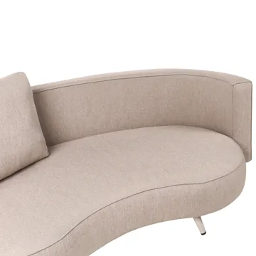 Utesofa Parori høyrevendt - Beige - Hagemøbler - Utesofa - Hagebenk & hagesofa