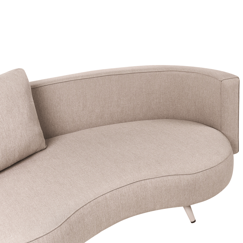 Utesofa Parori høyrevendt - Beige - Hagemøbler - Utesofa - Hagebenk & hagesofa