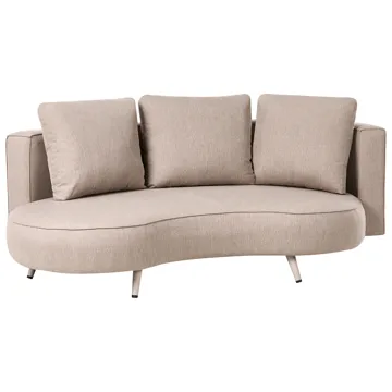 Utesofa Parori høyrevendt - Beige - Hagemøbler - Utesofa - Hagebenk & hagesofa