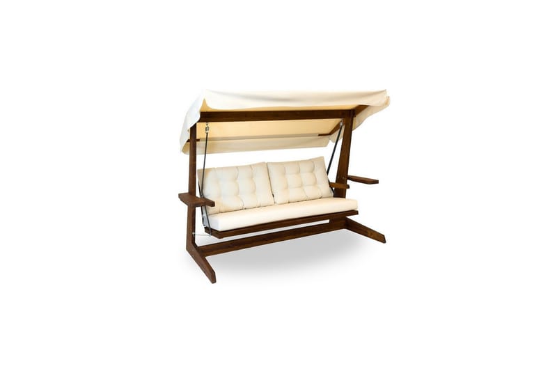 Viva Utendørs Hengesofa 3-seter - Beige - Hagemøbler - Utesofa - Hengesofa