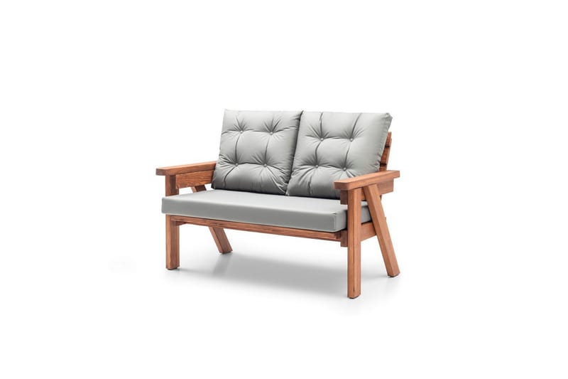 Zaron hagesofa 2-seter - Brun - Hagemøbler - Utesofa - Hagebenk & hagesofa