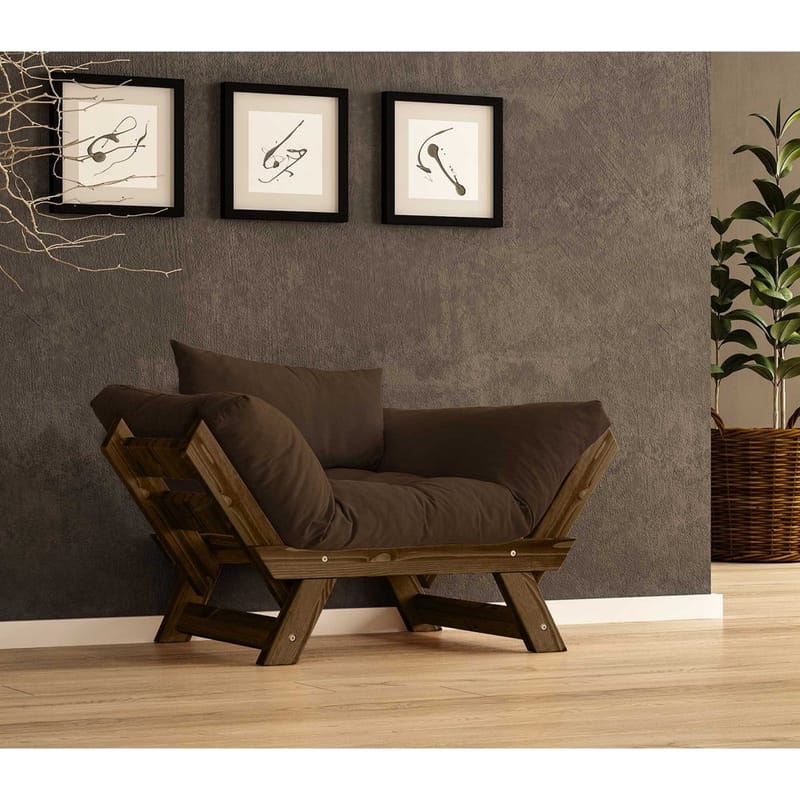 Zylar 2-seters Sovesofa - Brun - Møbler - Sofaer - Sovesofaer - 2 seters sovesofa