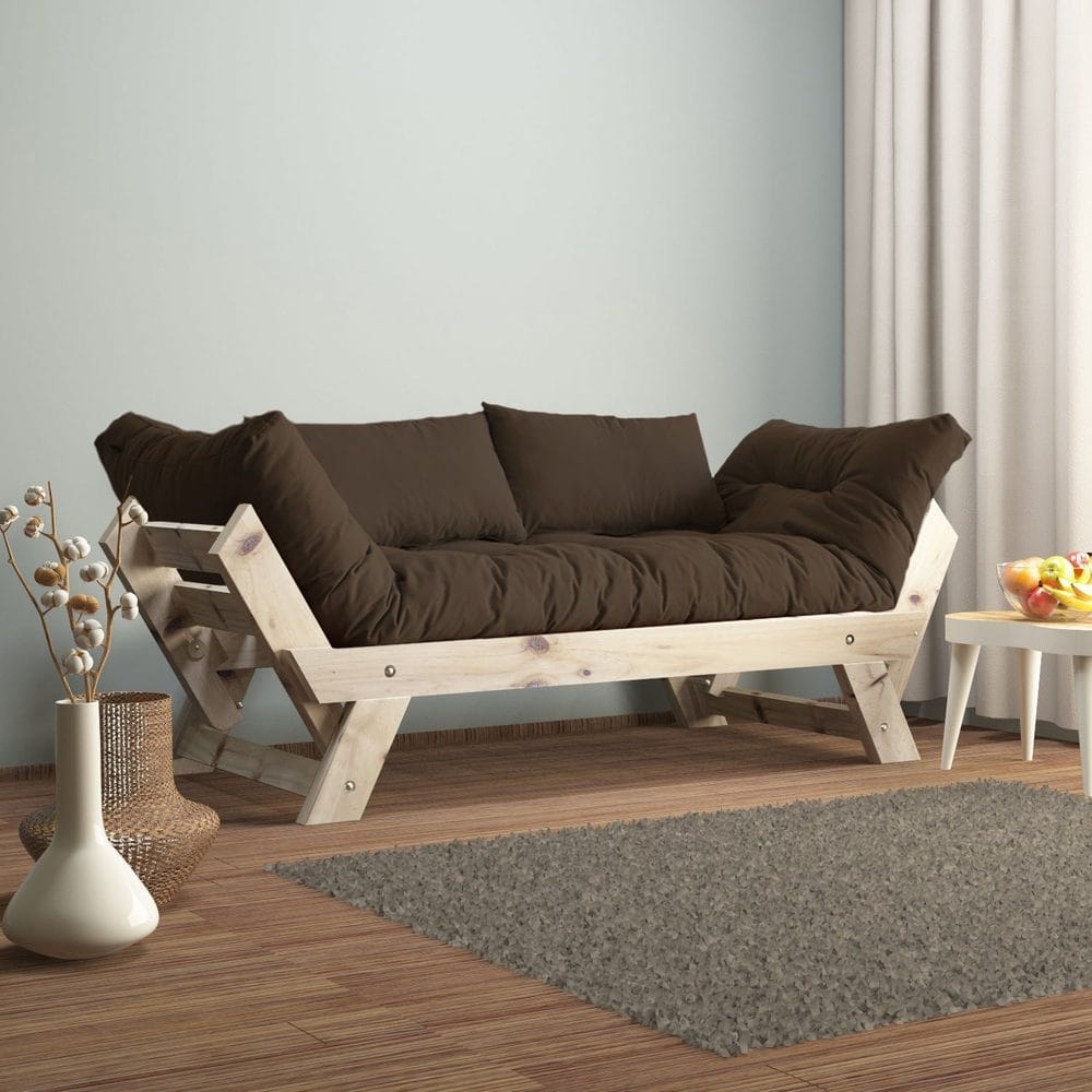 Zylar 2-seters Sovesofa - Brun/Natur