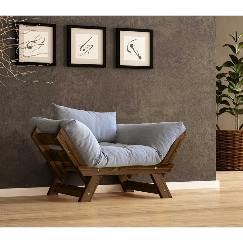 Zylar 2-seters Sovesofa - Grå - Møbler - Sofaer - Sovesofaer - 2 seters sovesofa