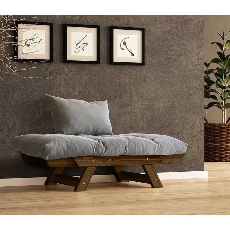 Zylar 2-seters Sovesofa - Grå - Møbler - Sofaer - Sovesofaer - 2 seters sovesofa