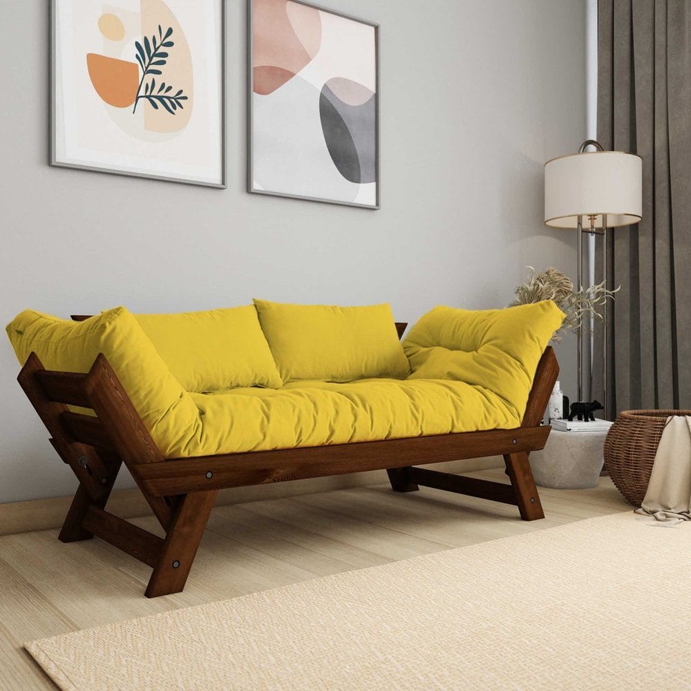 Zylar 2-seters Sovesofa - Gul