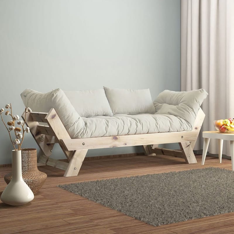 Zylar 2-seters Sovesofa, Hvit/Natur