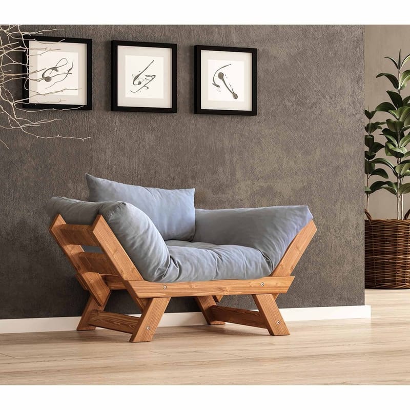 Zylar 2-seters Sovesofa - Kullgrå - Møbler - Sofaer - Sovesofaer - 2 seters sovesofa