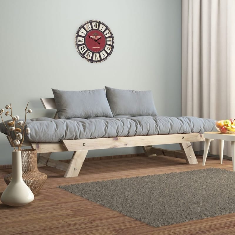Zylar 2-seters Sovesofa - Natur/Mørkegrå - Møbler - Sofaer - Sovesofaer - 2 seters sovesofa