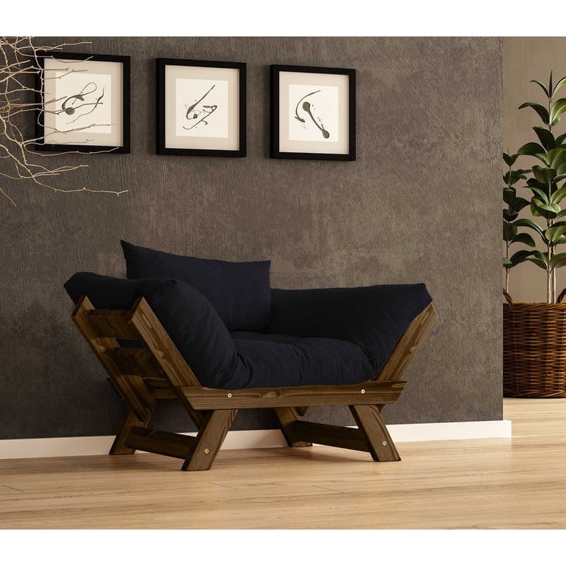 Zylar 2-seters Sovesofa - Svart - Møbler - Sofaer - Sovesofaer - 2 seters sovesofa