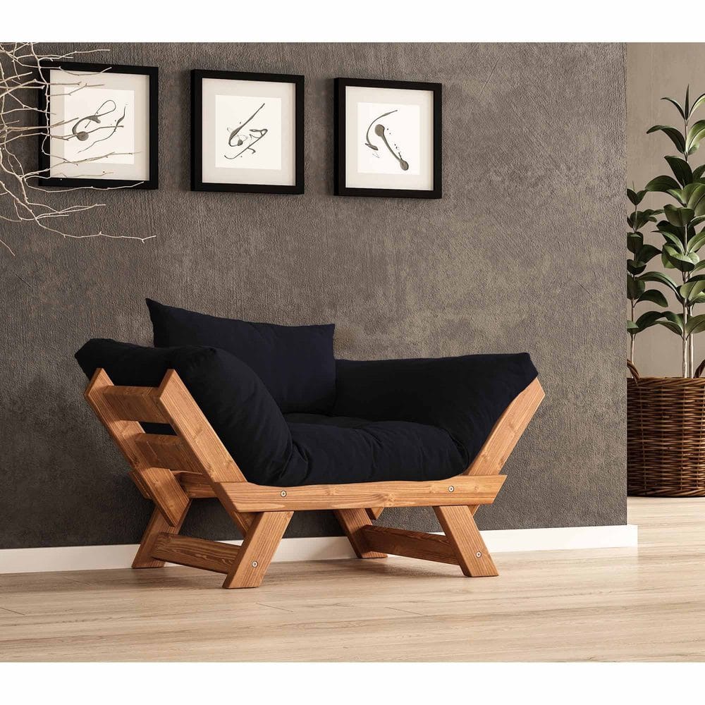 Zylar 2-seters Sovesofa - Svart