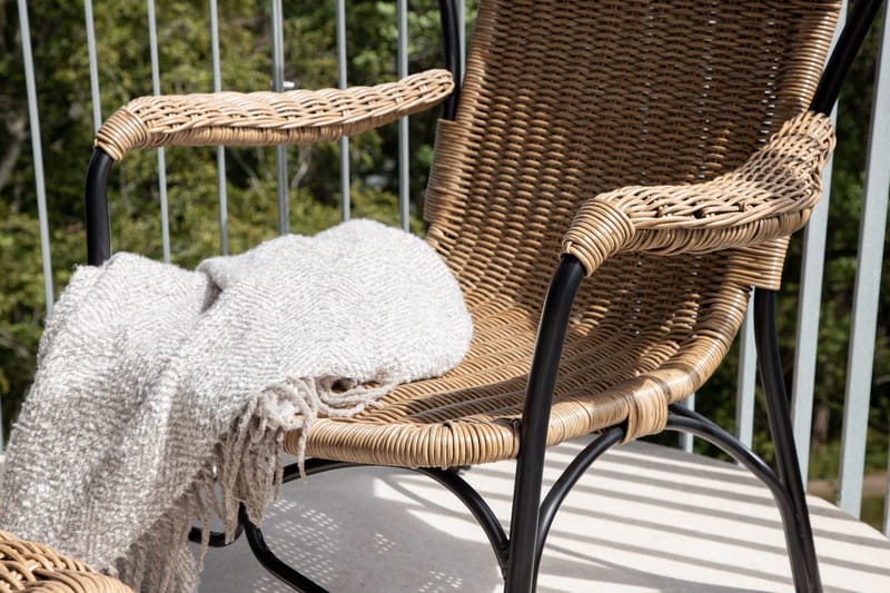 Loreto Utestol - Svart - Hagemøbler - Loungemøbler - Loungestol ute