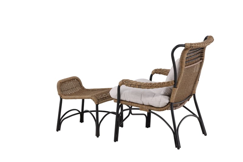 Loreto Utestol - Svart - Hagemøbler - Loungemøbler - Loungestol ute