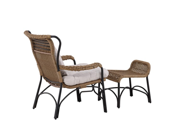 Loreto Utestol - Svart - Hagemøbler - Loungemøbler - Loungestol ute