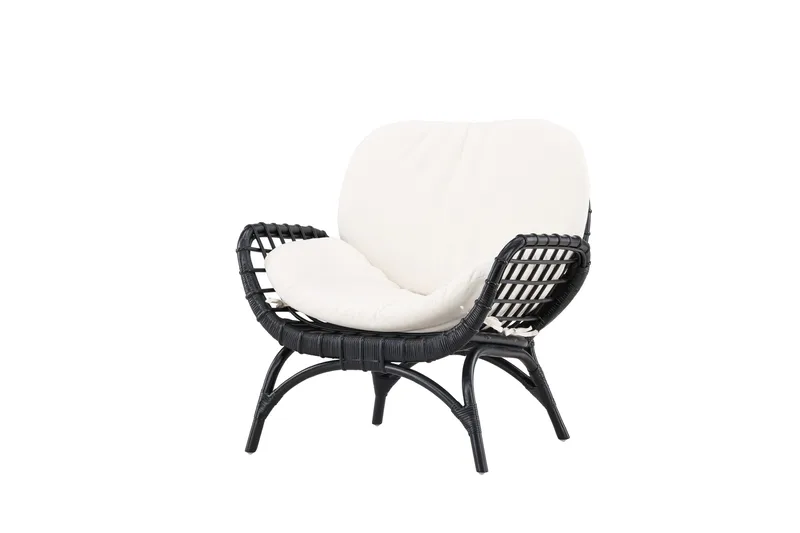Moana Utestol - Svart - Hagemøbler - Loungemøbler - Loungestol ute