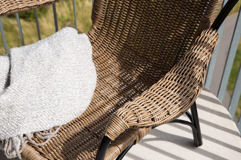 Loreto Utestol - Svart - Hagemøbler - Loungemøbler - Loungestol ute