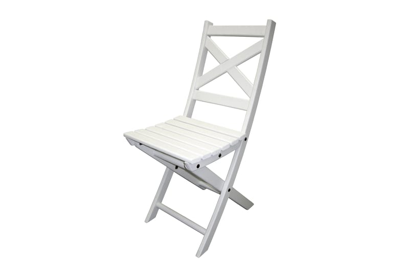CALAYAN Klappstol 2-Pk Hvit - Hagemøbler - Stoler & Lenestoler - Caféstoler