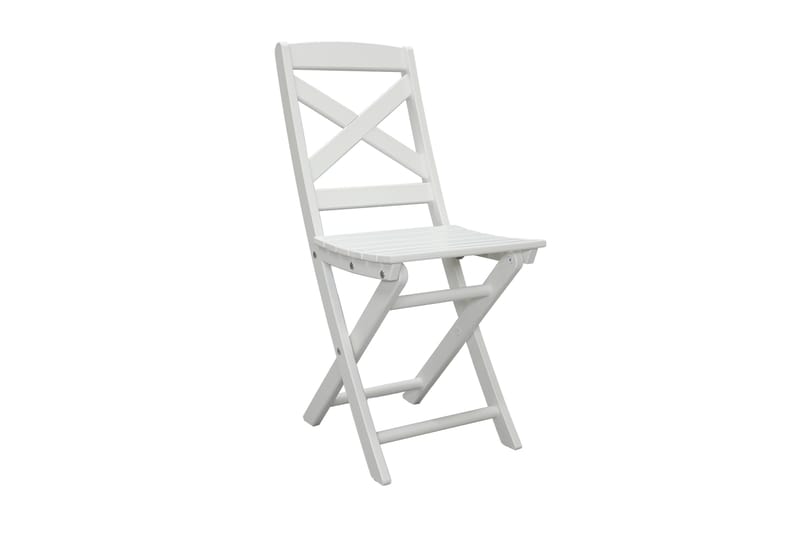 CALAYAN Klappstol 2-Pk Hvit - Hagemøbler - Stoler & Lenestoler - Caféstoler