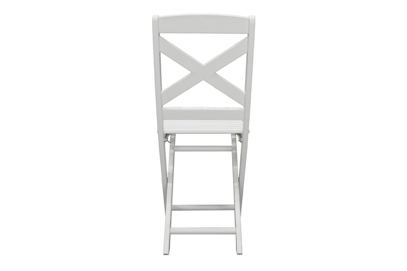 CALAYAN Klappstol 2-Pk Hvit - Hagemøbler - Stoler & Lenestoler - Caféstoler