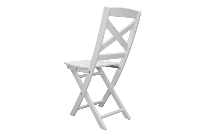 CALAYAN Klappstol 2-Pk Hvit - Hagemøbler - Stoler & Lenestoler - Caféstoler