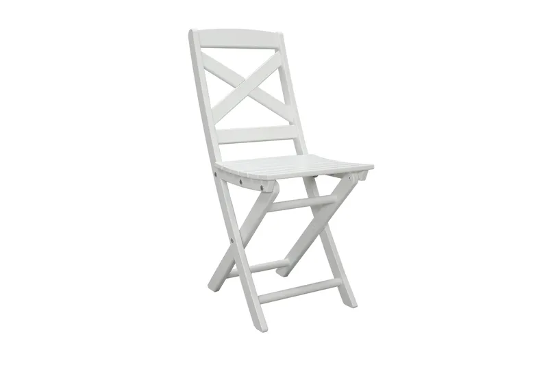 CALAYAN Klappstol Hvit - Hagemøbler - Stoler & Lenestoler - Caféstoler