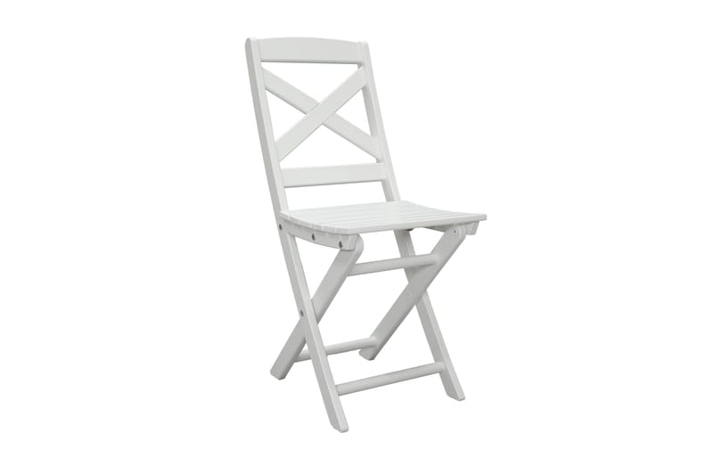 CALAYAN Klappstol Hvit - Hagemøbler - Stoler & Lenestoler - Caféstoler