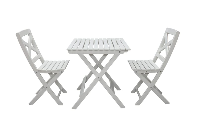 CALAYAN Klappstol Hvit - Hagemøbler - Stoler & Lenestoler - Caféstoler