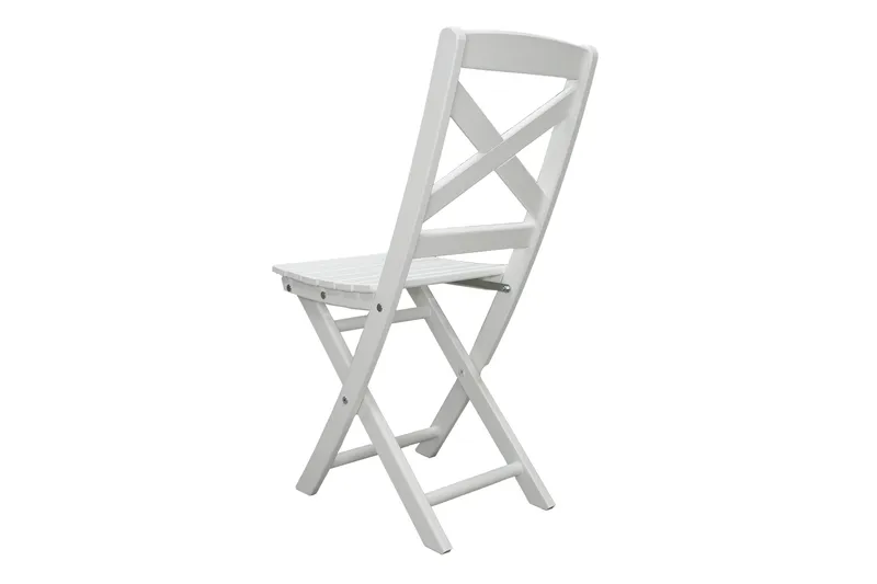 CALAYAN Klappstol Hvit - Hagemøbler - Stoler & Lenestoler - Caféstoler