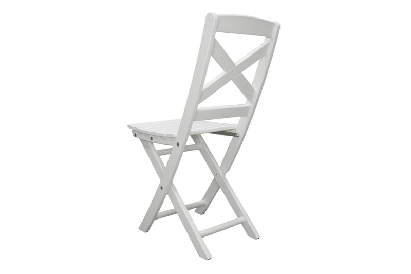 CALAYAN Klappstol Hvit - Hagemøbler - Stoler & Lenestoler - Caféstoler