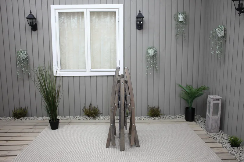 Edilma Klappstol - Grå - Hagemøbler - Stoler & Lenestoler - Caféstoler