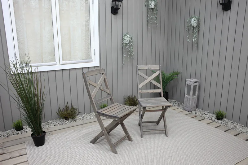 Edilma Klappstol - Grå - Hagemøbler - Stoler & Lenestoler - Caféstoler