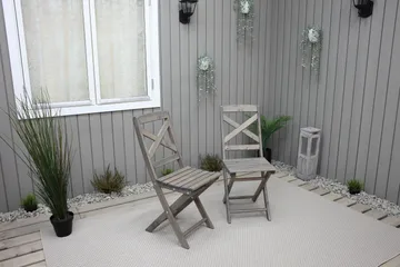 Edilma Klappstol - Grå - Hagemøbler - Stoler & Lenestoler - Caféstoler