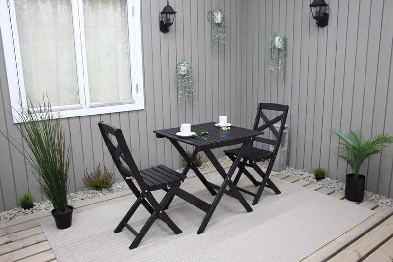 Edilma Klappstol - Mørkebrun - Hagemøbler - Stoler & Lenestoler - Caféstoler